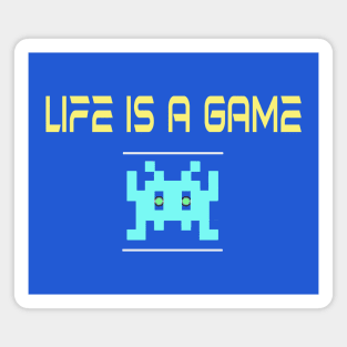 80's Gamer Life Sci Fi Alien Tee Magnet